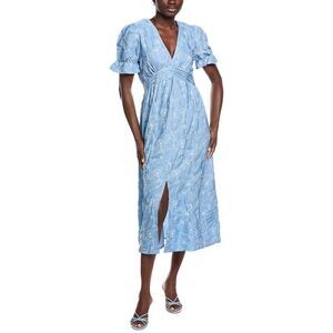 Anna Kay Womens  Otaira Midi Dress, Blue
